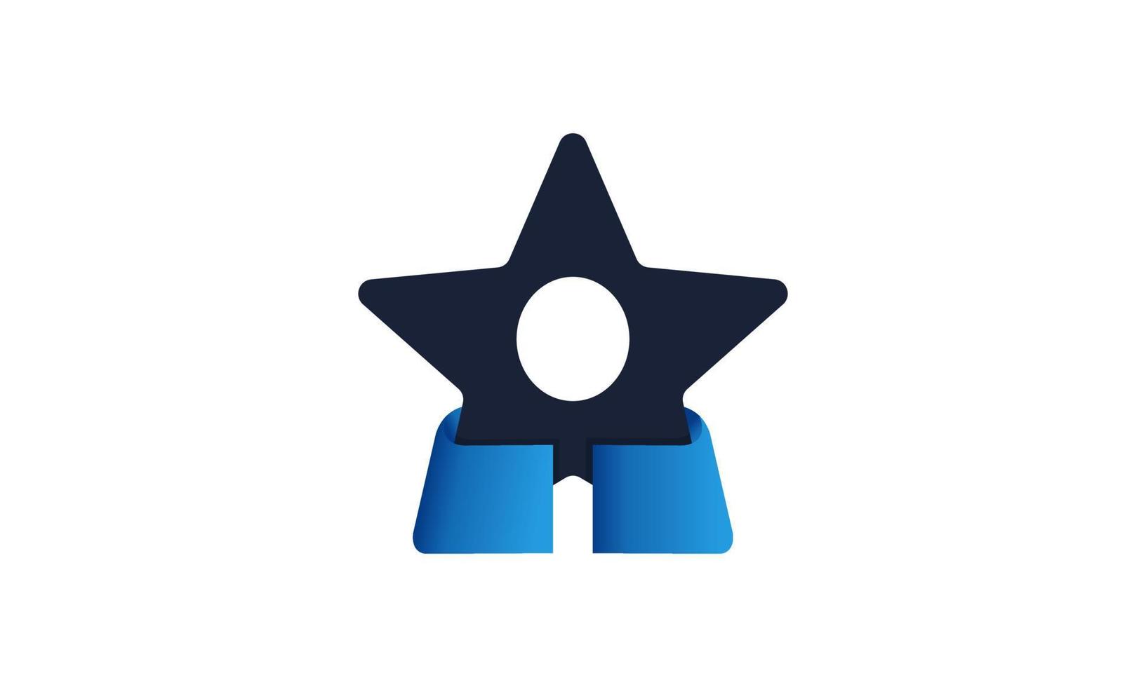 stock illustration awesome star logo with colorful for company or bussines design vector
