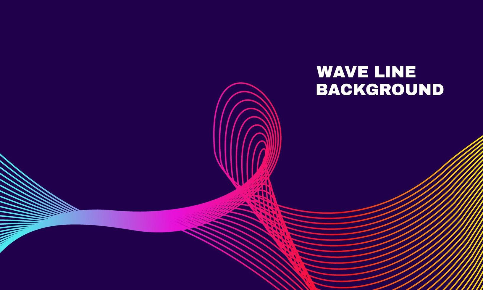 stock illustration abstract background with dynamic waves line and particles suitable for design vector