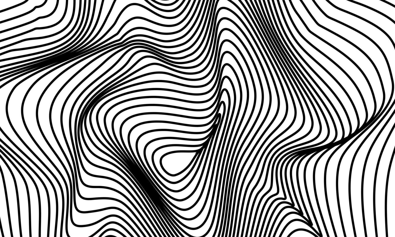 stock vector abstract optical illusion lines background black and white  illusions conceptual design part 8 5536096 Vector Art at Vecteezy