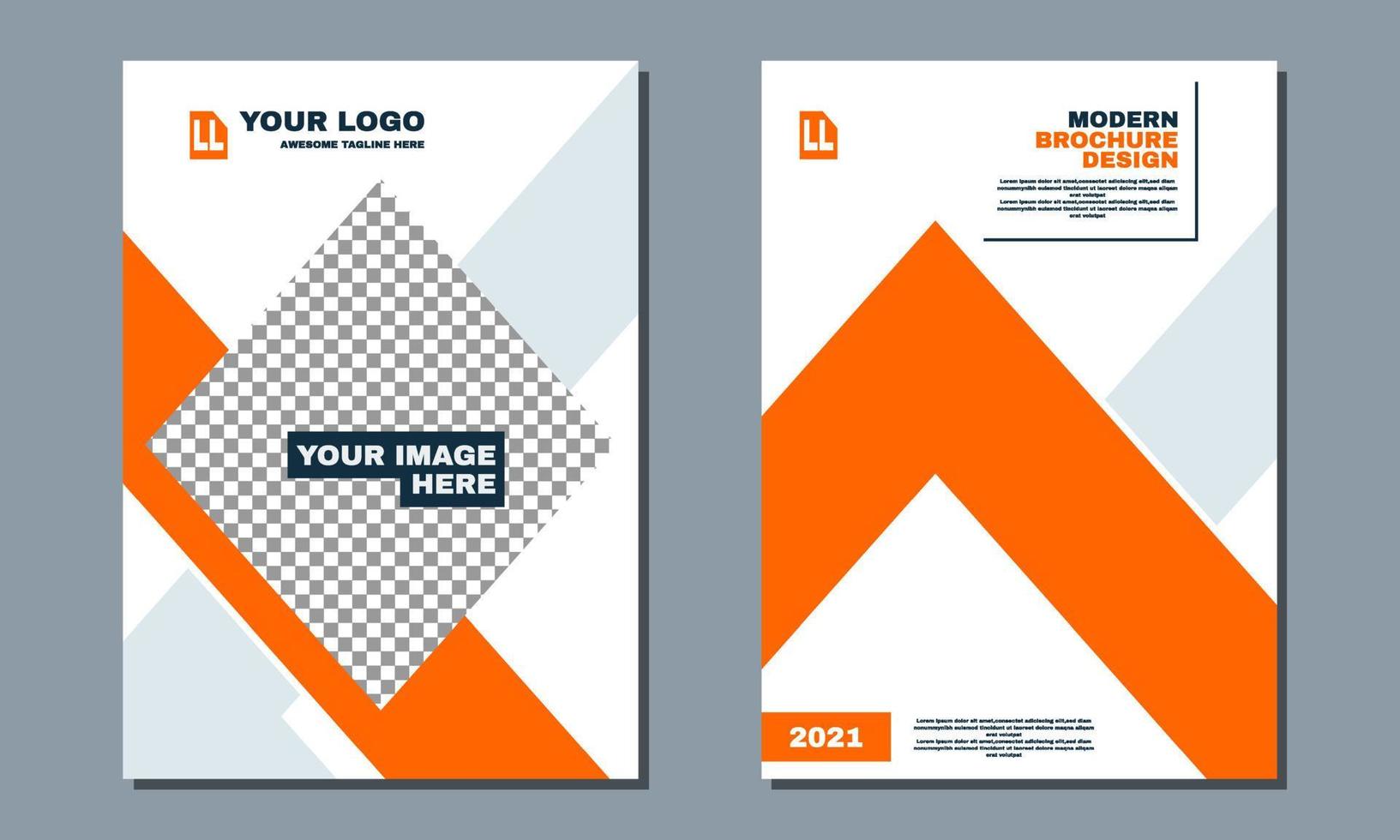 abstract brochure layout design template corporate business annual report catalog magazine flyer vector