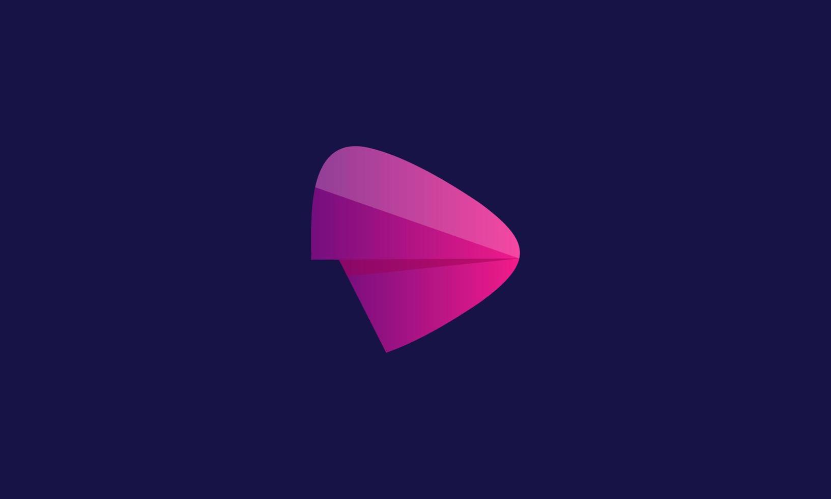 stock vector abstracto triángulo degradado color logotipo diseño plantilla material diseño plano
