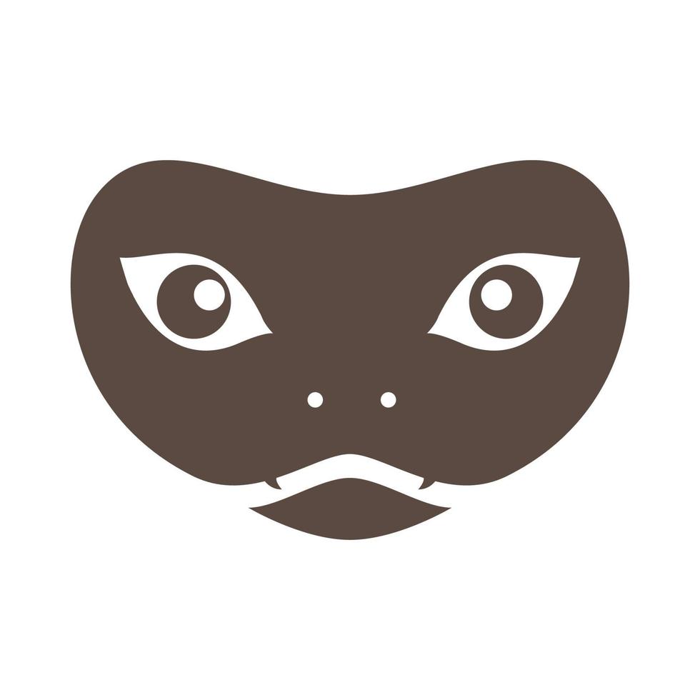 face cute snake black logo design vector graphic symbol icon sign illustration creative idea