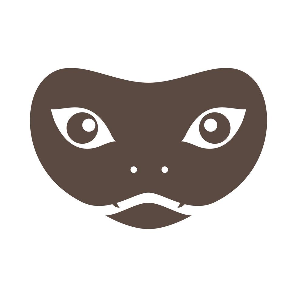 face cute snake black logo design vector graphic symbol icon sign illustration creative idea