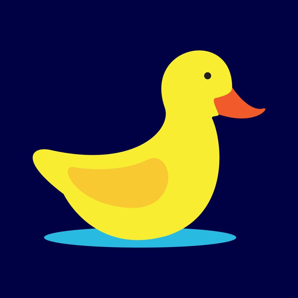 Patito abstracto juguetes logo símbolo vector icono ilustración diseño