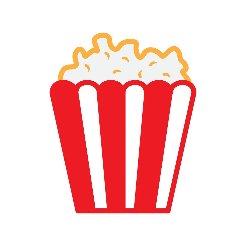modern pop corn with package logo symbol vector icon graphic design illustration