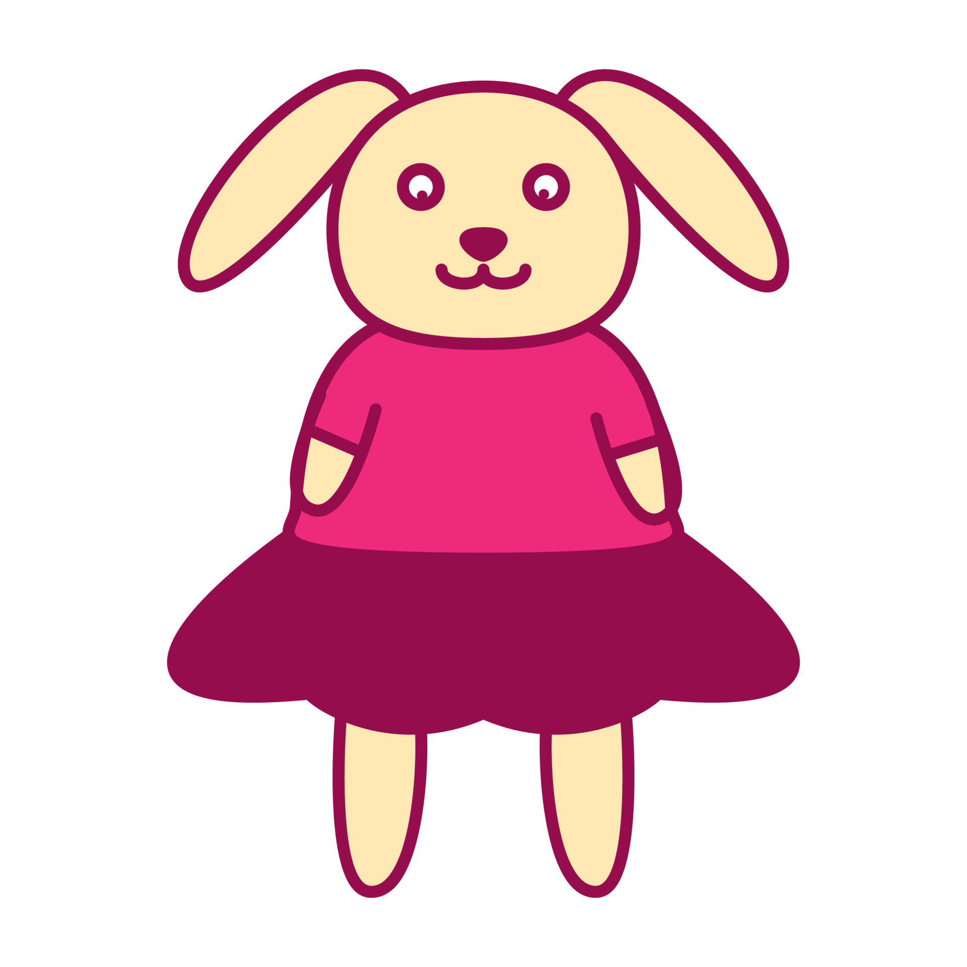 rabbit or bunny female with dress cute cartoon logo vector illustration 5538359 Vector Art at Vecteezy rabbit or bunny female with dress cute cartoon logo vector illustration 5538359 Vector Art at Vecteezy