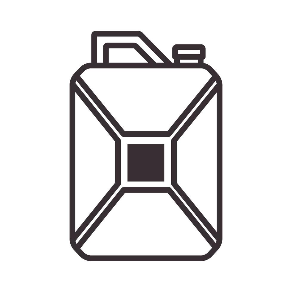 lines jerrycans logo symbol icon vector graphic design illustration