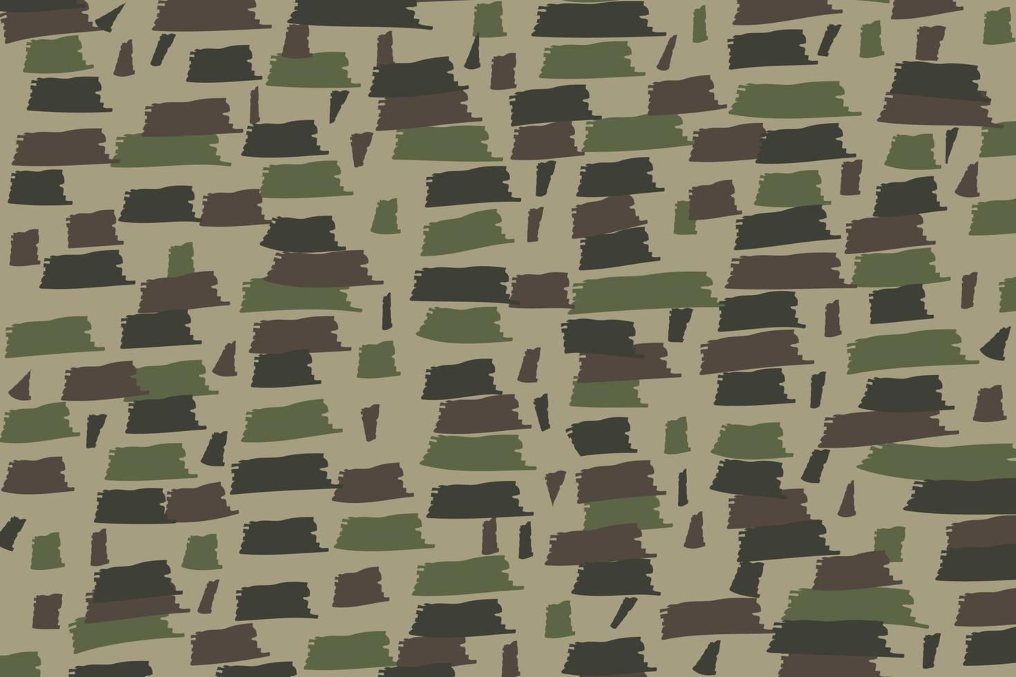 brush art woodland jungle camouflage stripes pattern military background vector