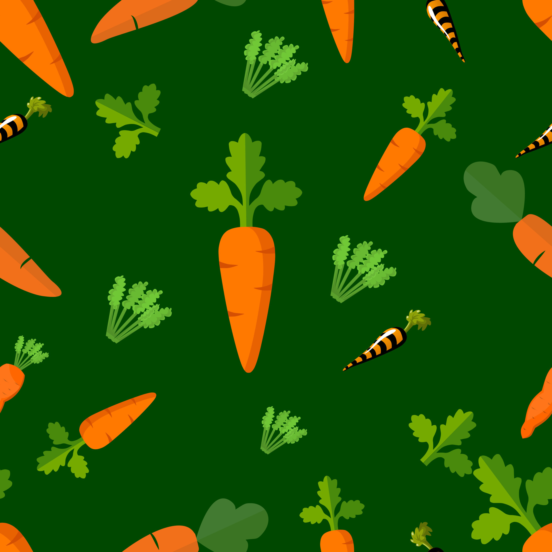 carrot theme seamless design suitable for background. Vector Seamless