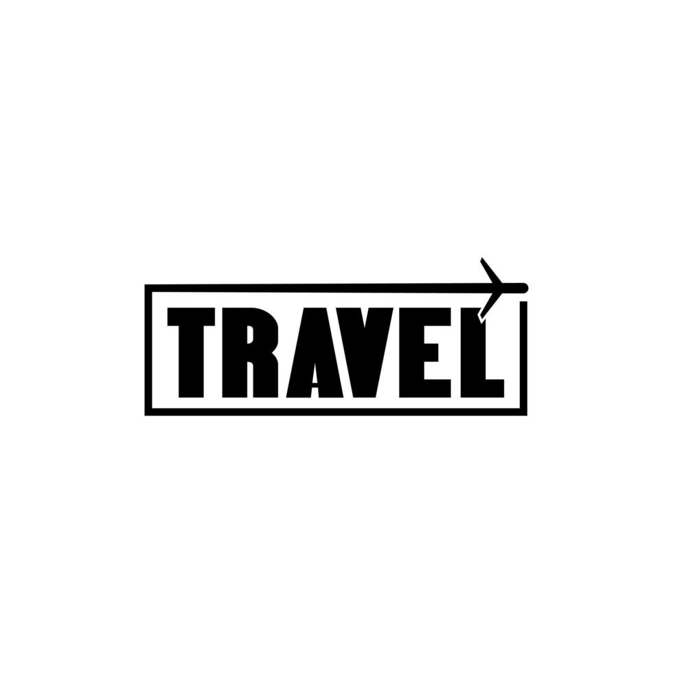 Creative Airplane Travel box logo,vector design,symbol vector