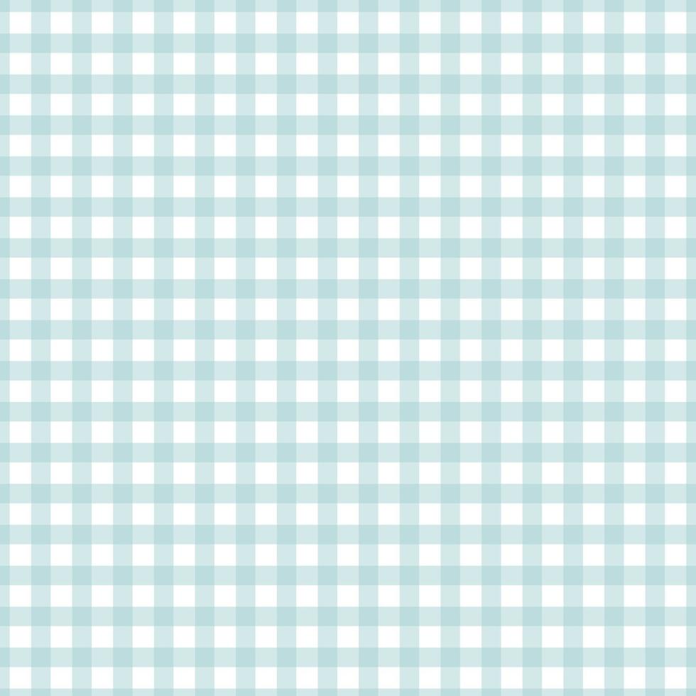 Gingham pattern seamless Plaid repeat vector in blue and white. Design for print, tartan, gift wrap, textiles, checkered background for tablecloth