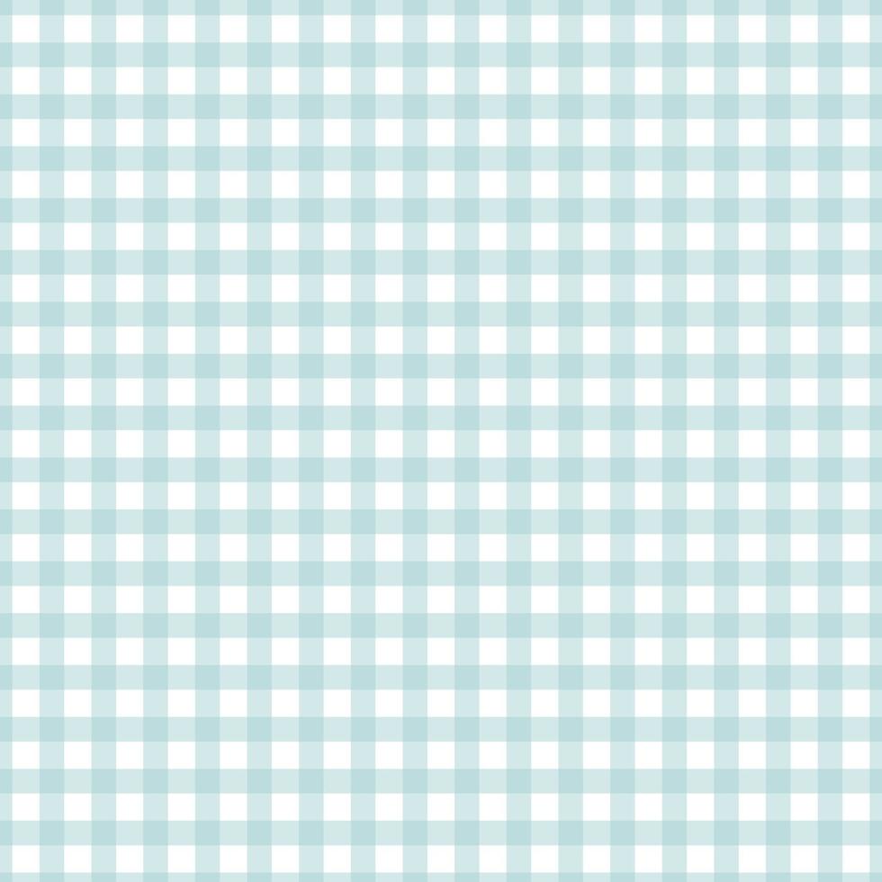 Gingham pattern seamless Plaid repeat vector in blue and white. Design for print, tartan, gift wrap, textiles, checkered background for tablecloth