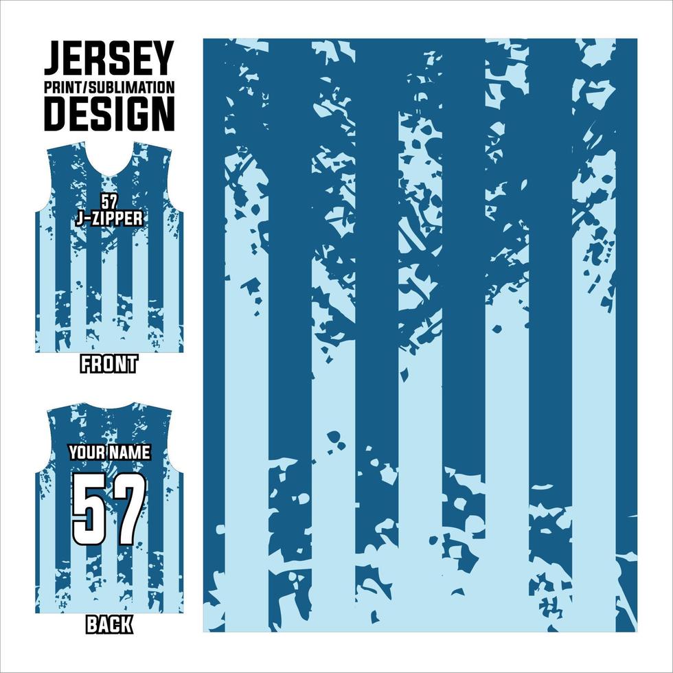 patrón de diseño abstracto vectorial para deportes y plantilla de jersey de impresión por sublimación. vector