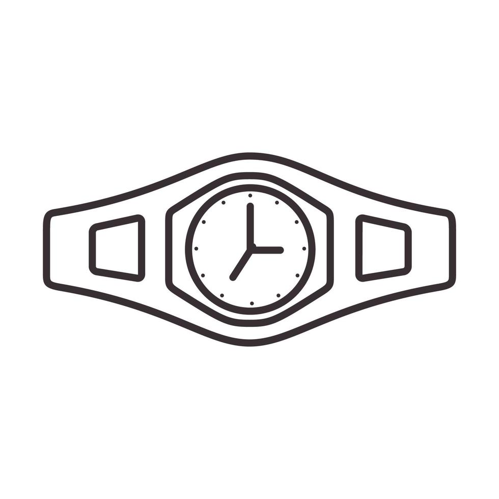 cinturón de campeón de líneas con veces logo símbolo icono vector gráfico diseño ilustración