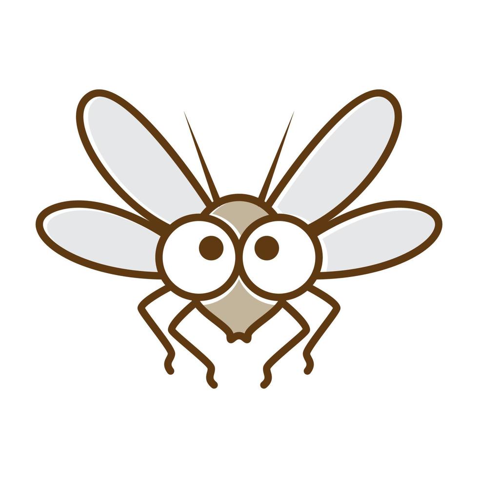 animal insecto miel abeja mosca diseño de logotipo vector icono símbolo ilustración