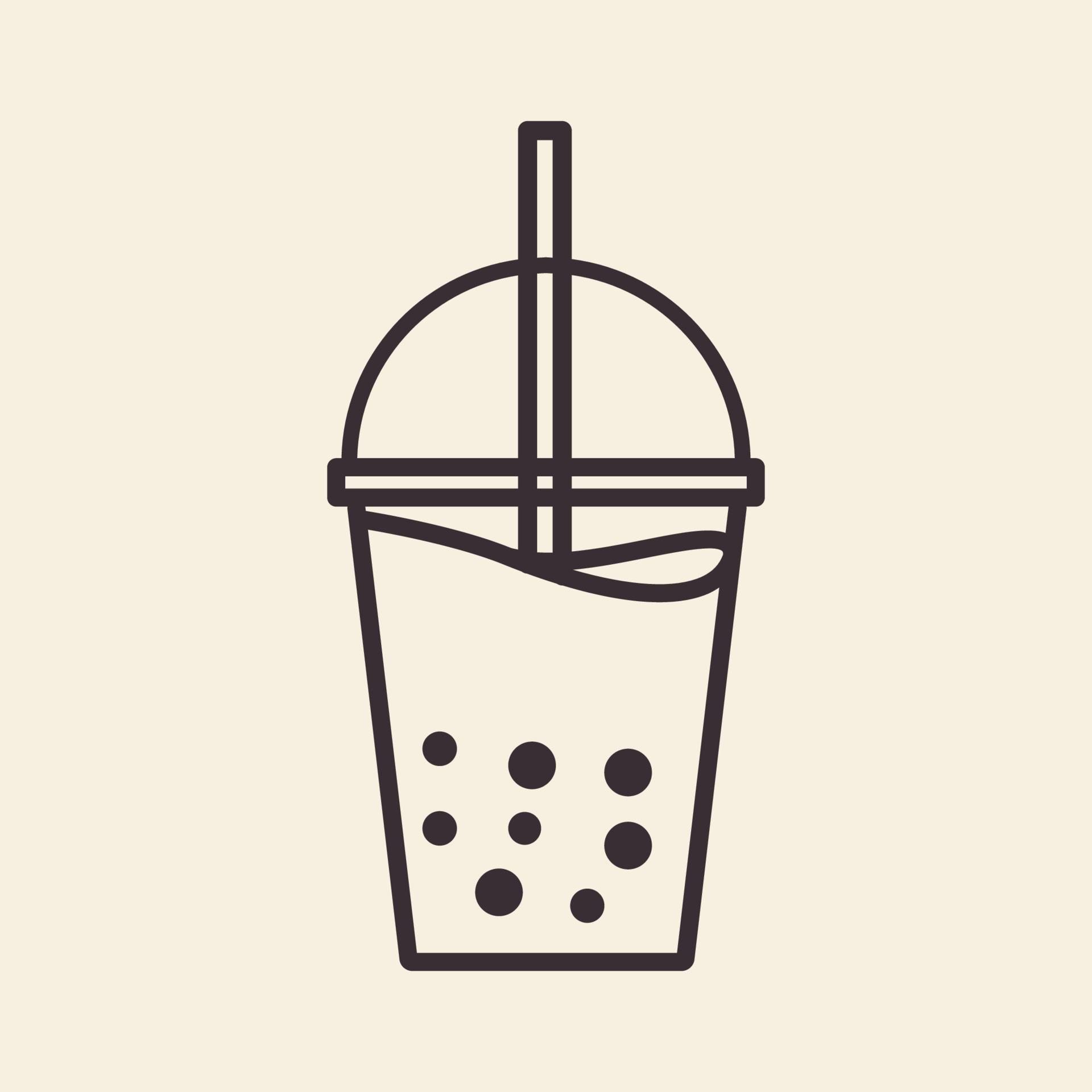vidrio bebida moderna líneas de burbujas logotipo símbolo vector icono diseño gráfico ilustración