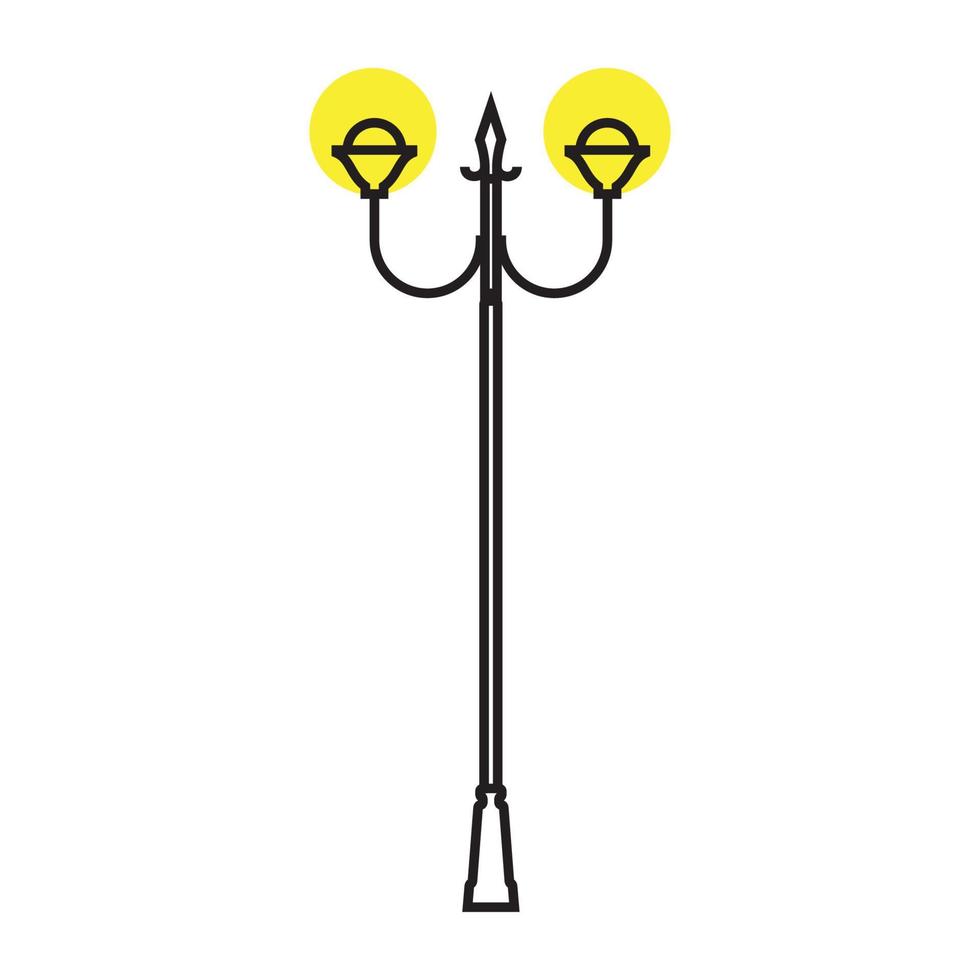 líneas luz patio exterior logo símbolo vector icono ilustración diseño gráfico