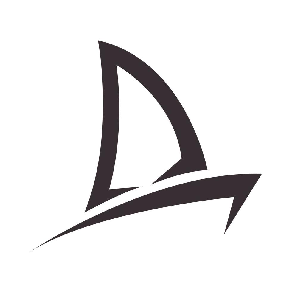 modern shape boat sea logo vector symbol icon design illustration