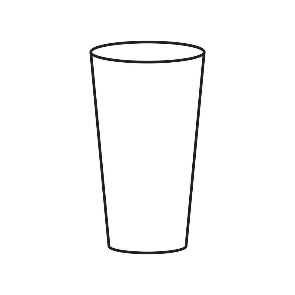 glass icon design vector. vector