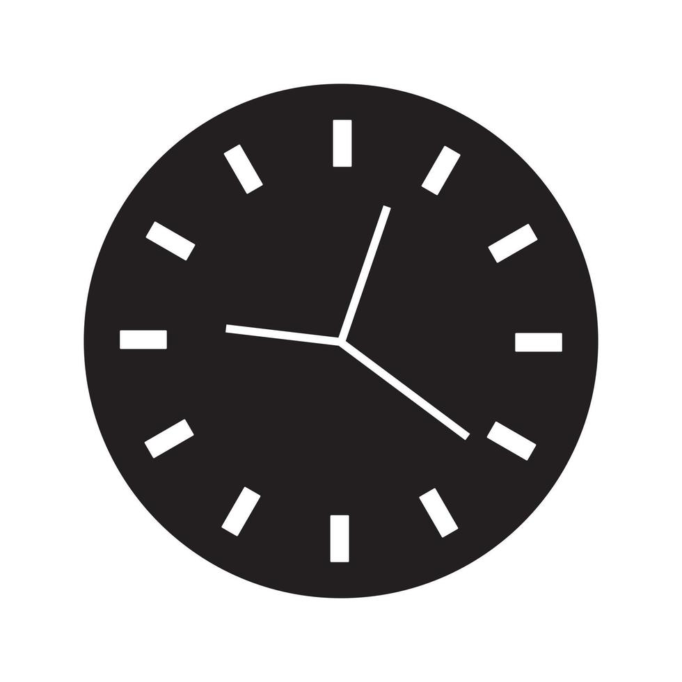 clock icon design vector