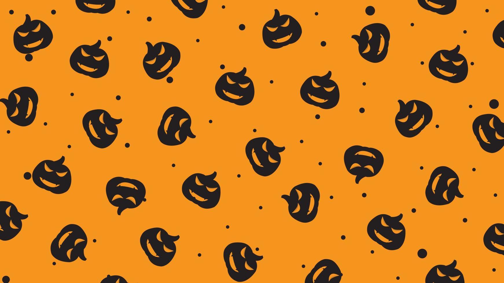 Premium Vector  Halloween seamless pattern with pumpkins skulls head cute  halloween vector backdrop simple halloween background hand drawn pumpkin  with face human skull head illustration spooky wallpaper print