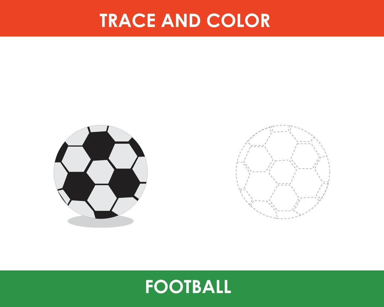 Trace the line and color the picture vector