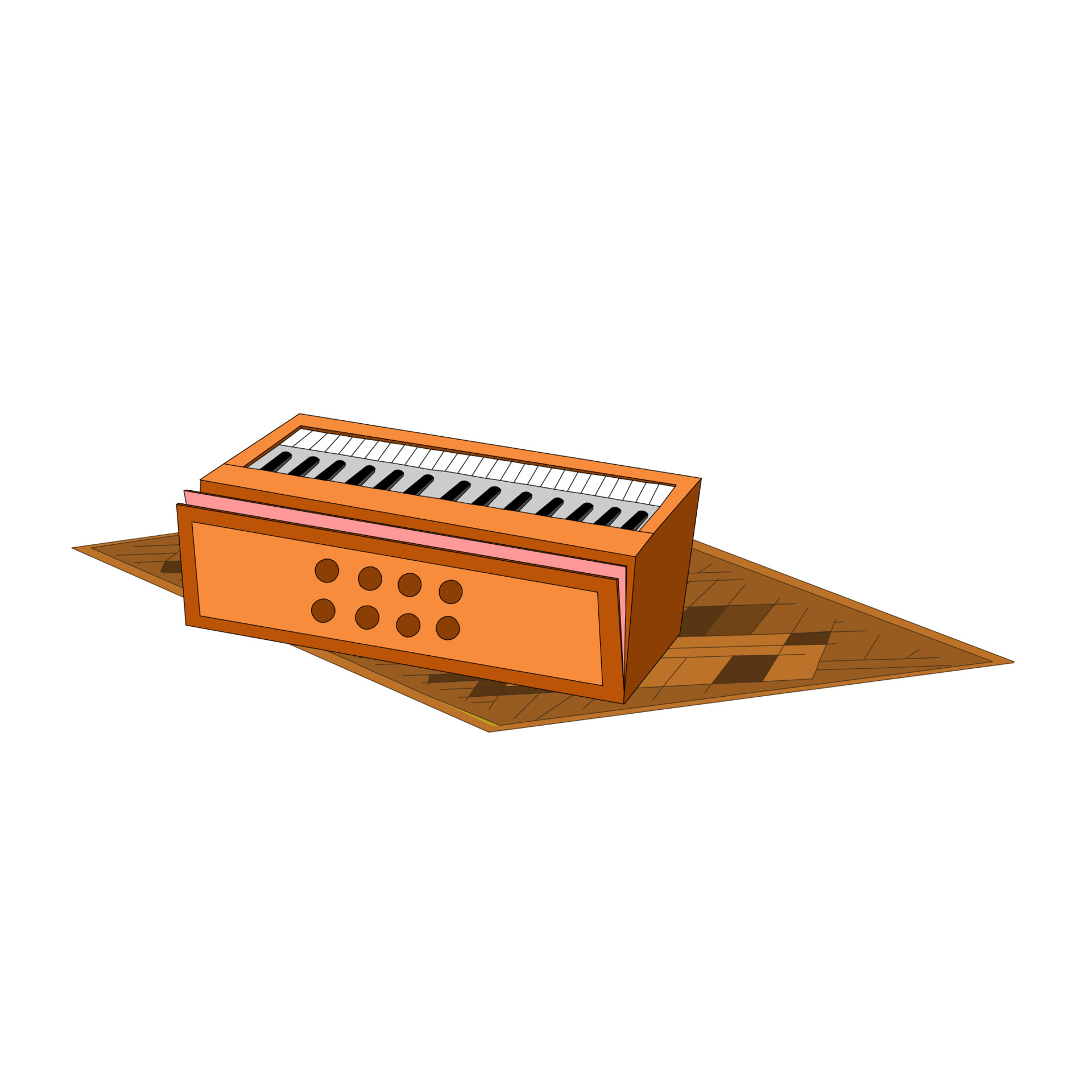 Harmonium vector file 5545032 Vector Art at Vecteezy