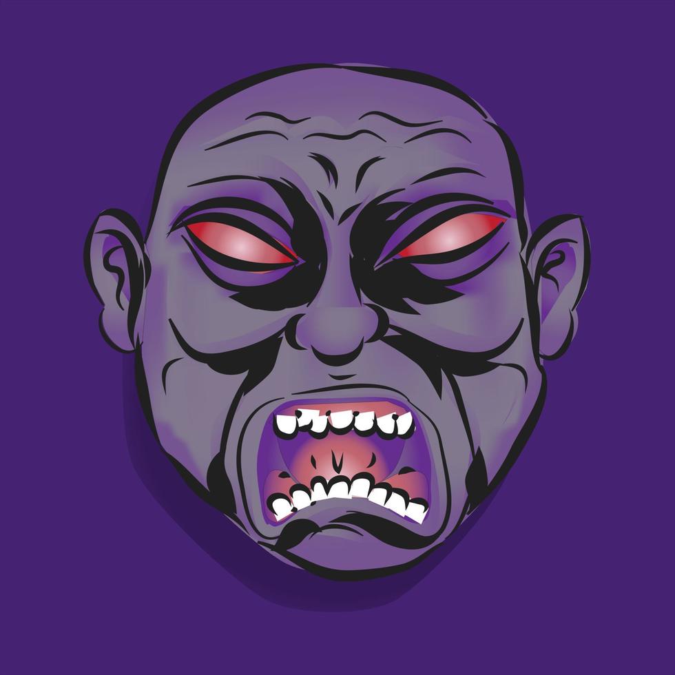 Monster Mask Illustration vector