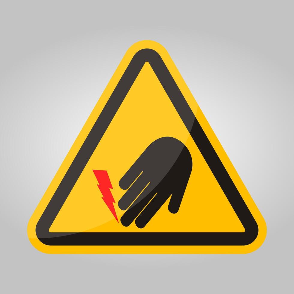 Do Not Touch Electrical Hazard Symbol vector