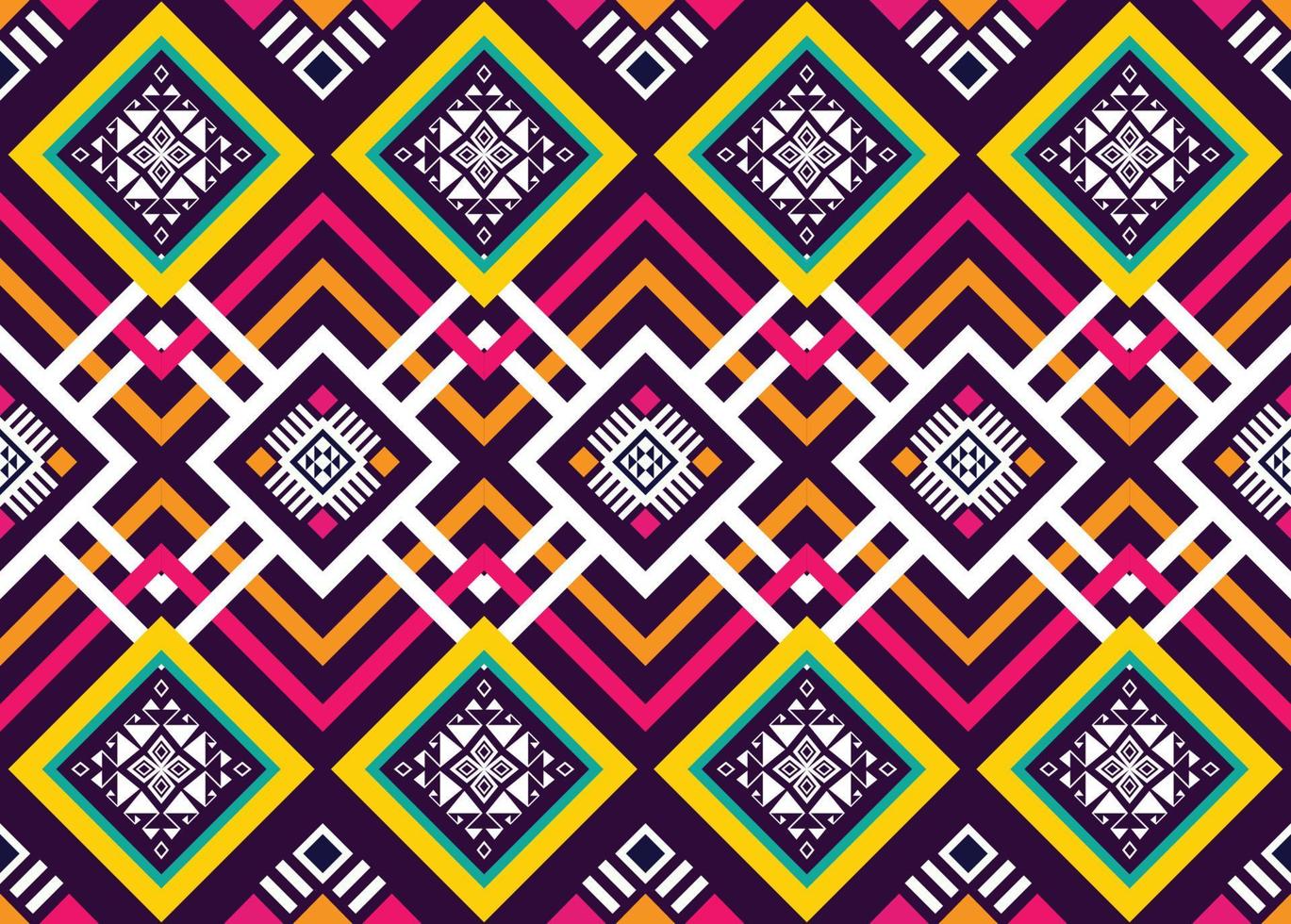 Seamless oriental geometric ethnic pattern for background or wallpaper. Carpet floor curtain design vector