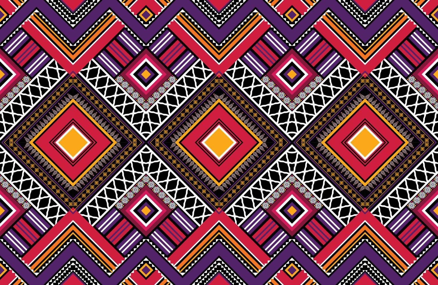 Seamless oriental geometric ethnic pattern for background or wallpaper. Carpet floor curtain design vector