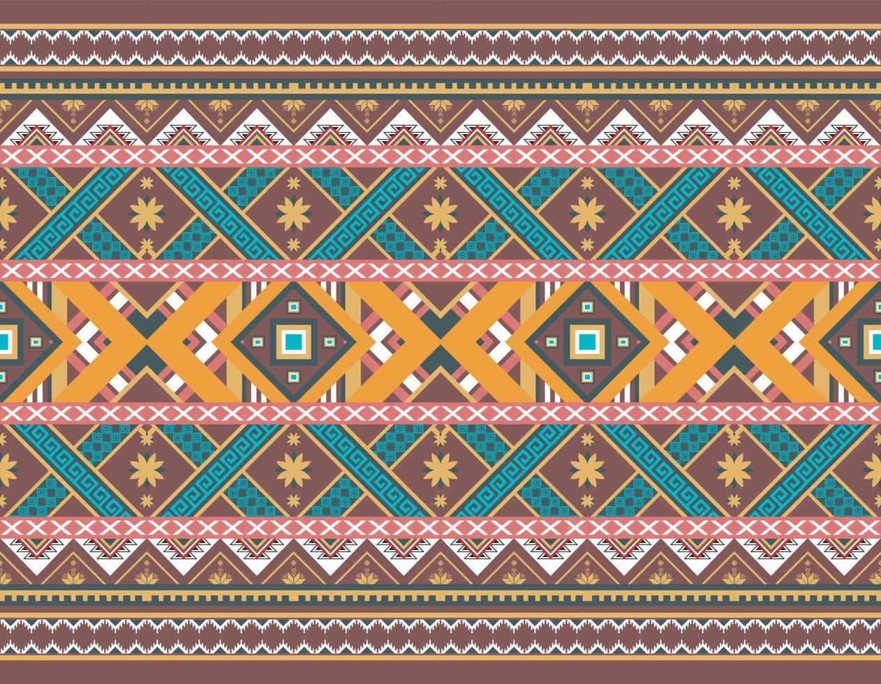 ethnic pattern design for clothes vector