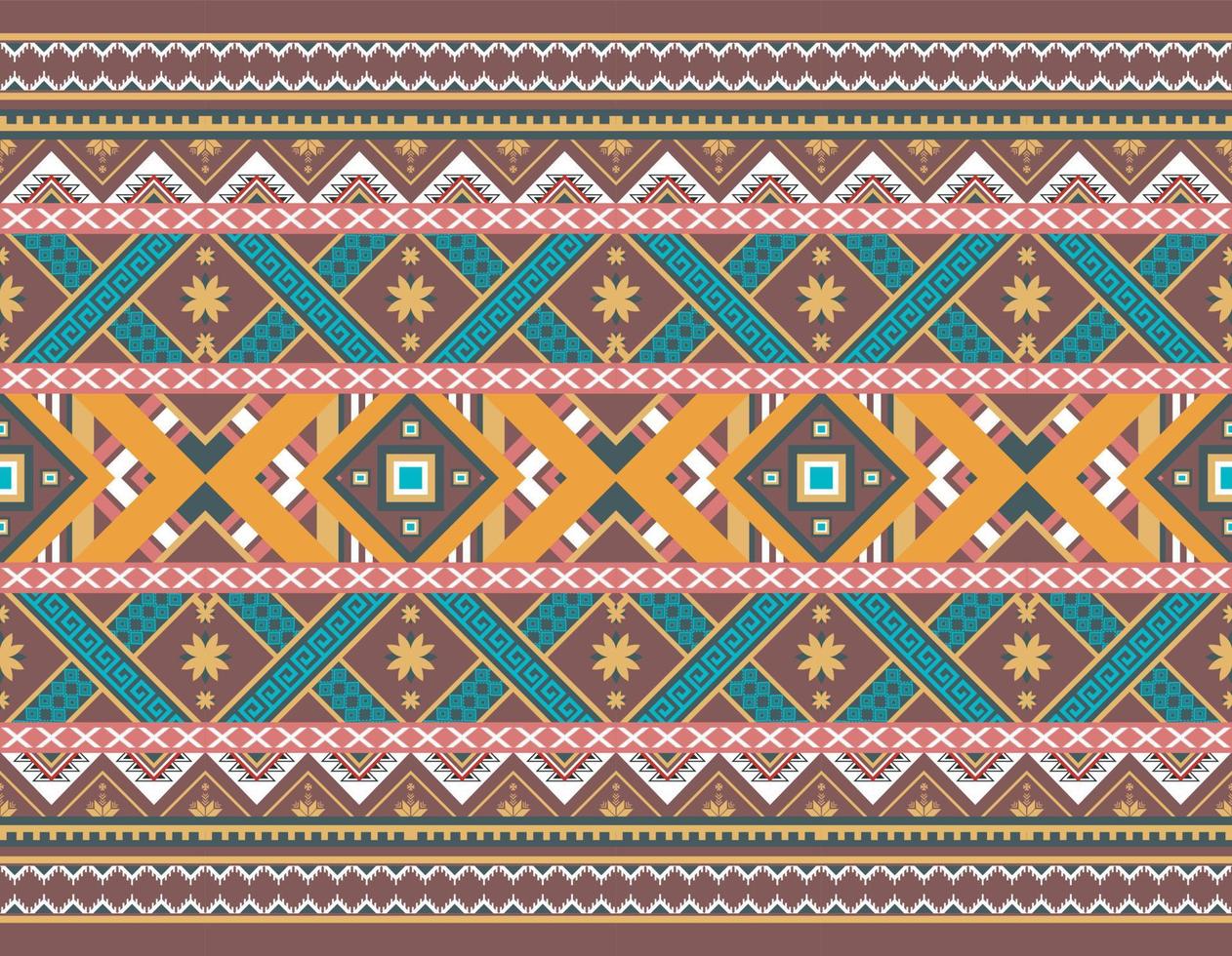 ethnic pattern design for clothes vector