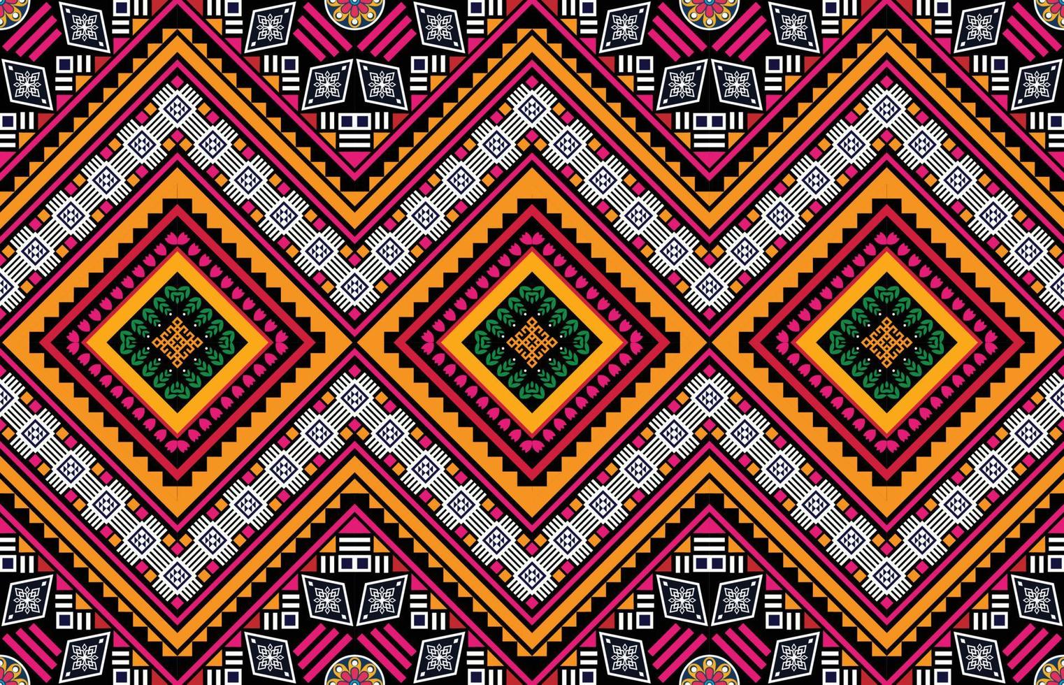 ethnic pattern design for clothes vector