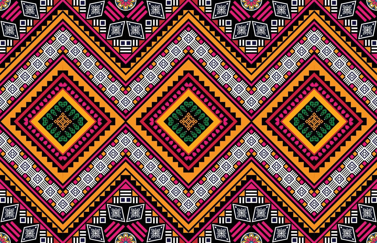 ethnic pattern design for clothes vector