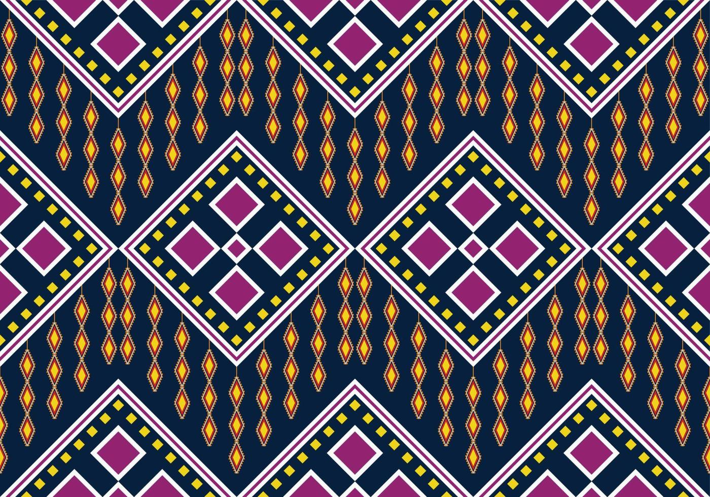 Seamless oriental geometric ethnic pattern for background or wallpaper. Carpet floor curtain design vector