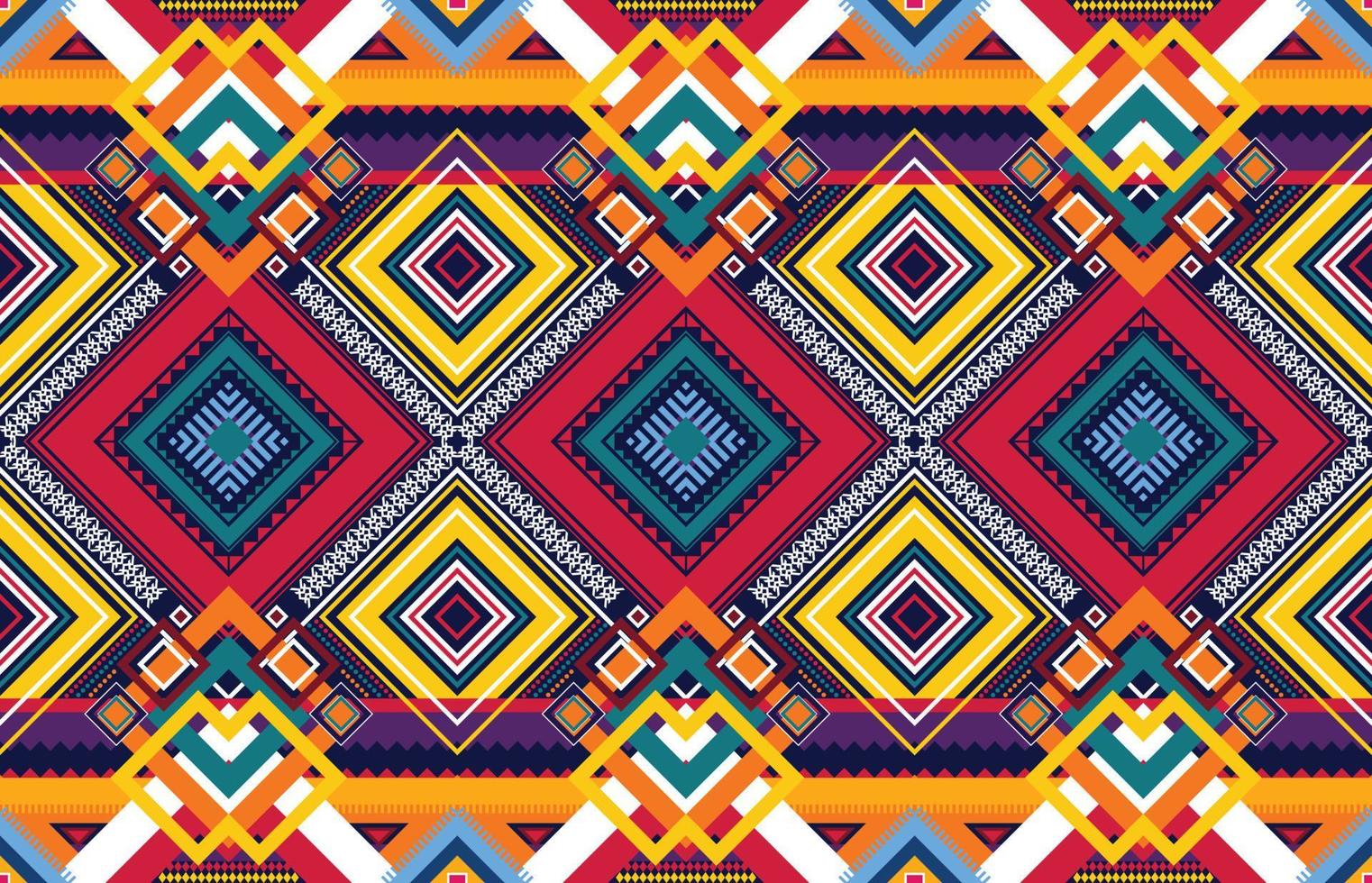 ethnic pattern design for clothes vector