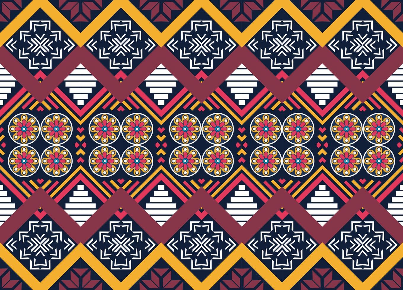 ethnic pattern design for clothes vector
