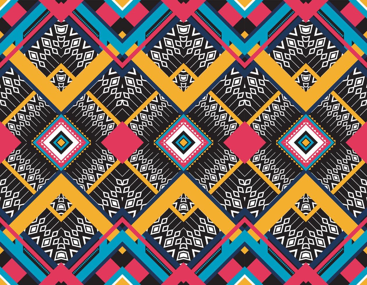 ethnic pattern design for clothes vector