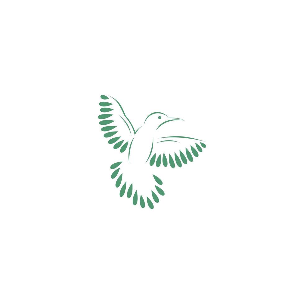 pájaro logo vector