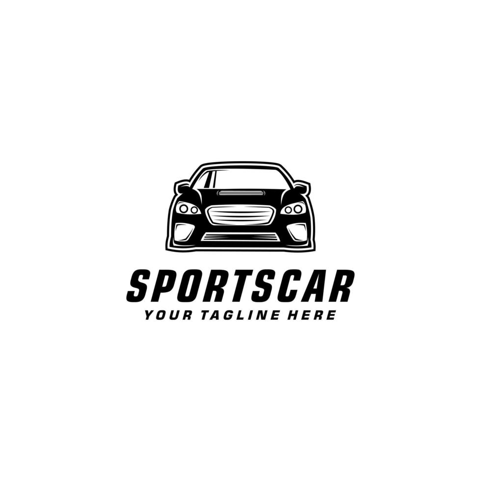 sport car logo template, Perfect logo for business related to automotive industry vector