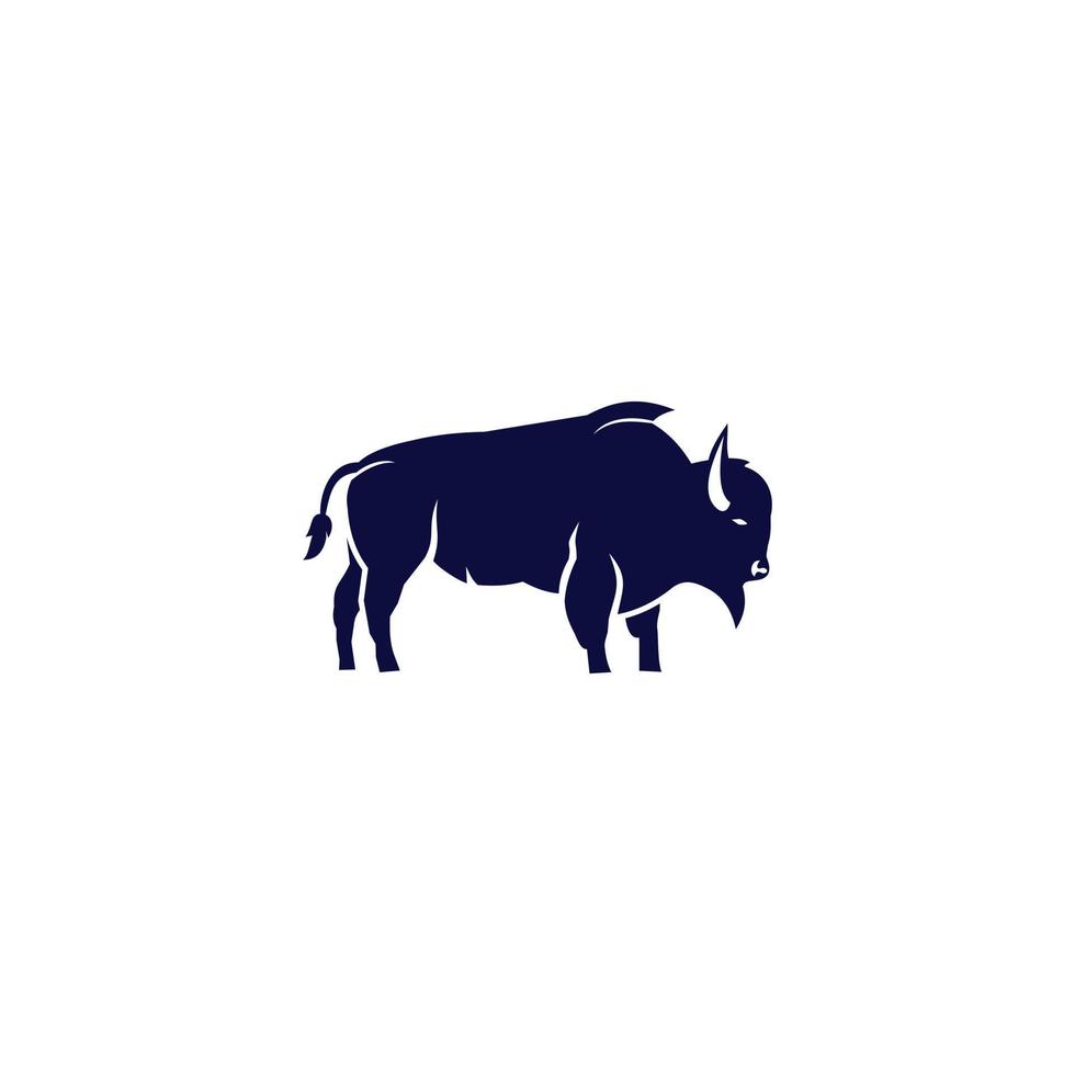 Elegance drawing art bull logo design inspiration vector