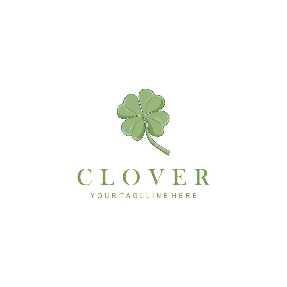 Clover Leaf Logo inspiration Icon Illustration vector