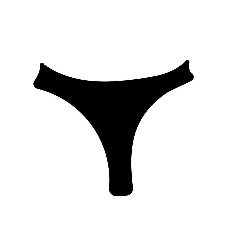 womens panties on a white background. vector icon of panties 5546533 ...