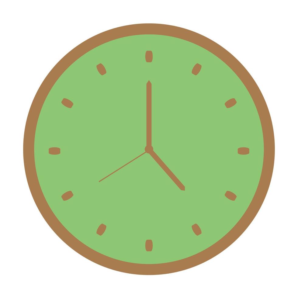 Reloj con kiwi símbolo del logotipo icono vectorial ilustración diseño gráfico vector