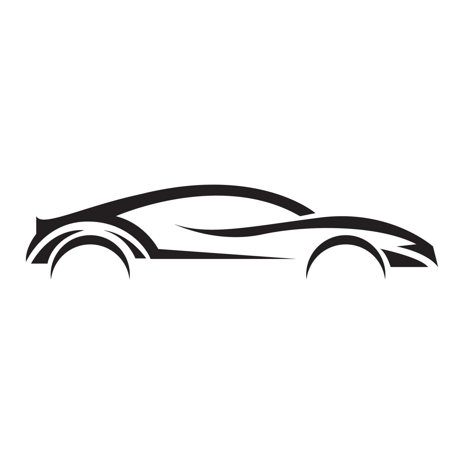 modern shape automotive car sport logo vector icon illustration design