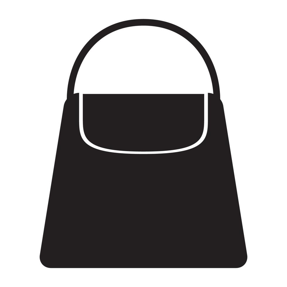 bolso de mujer moda silueta logotipo símbolo icono vector gráfico diseño ilustración