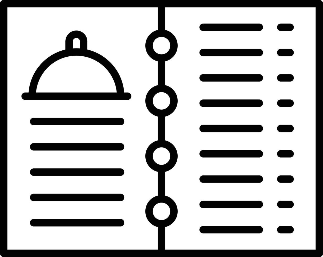 Menu Card Icon Style vector