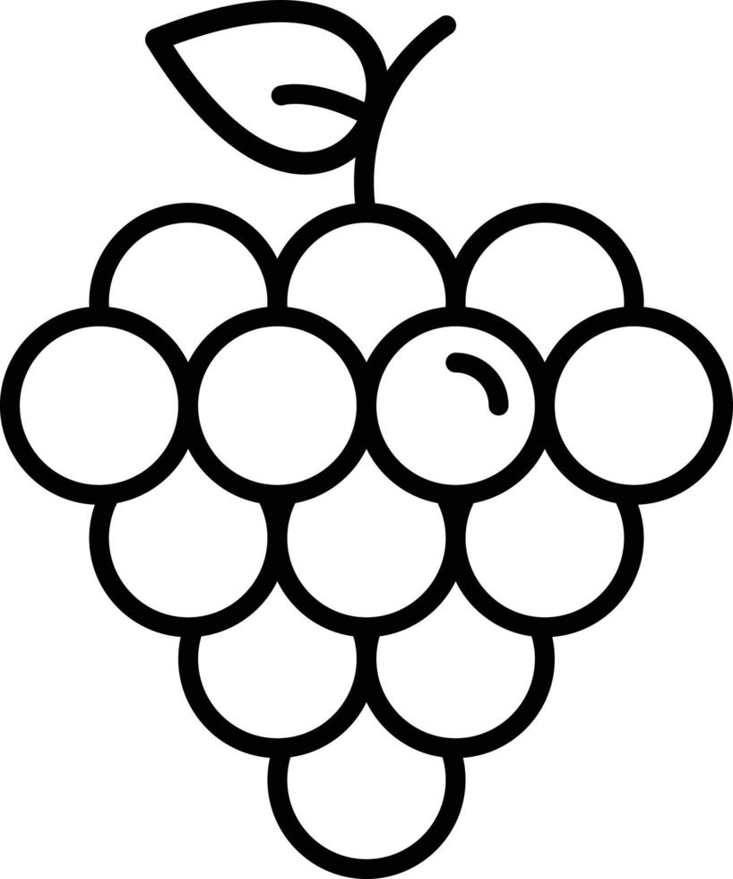 Grapes Icon Style vector