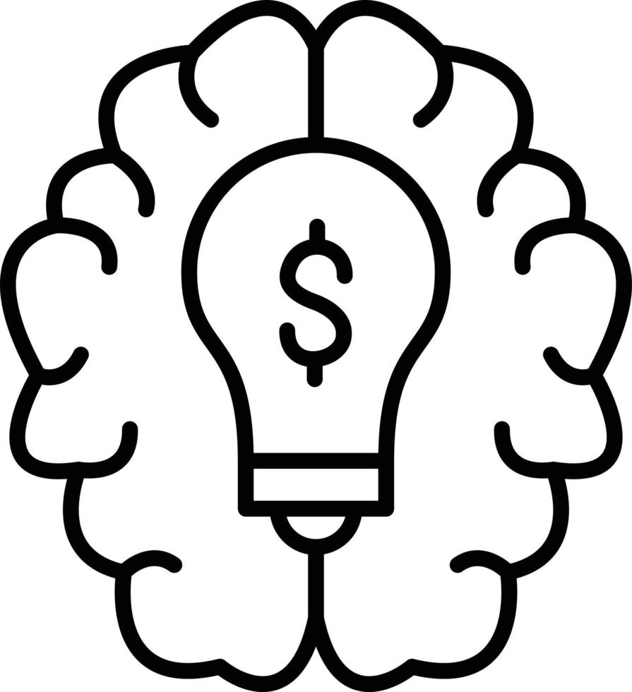 Brainstorming Icon Style vector